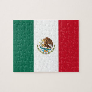 Puzzle with Flag of Mexico