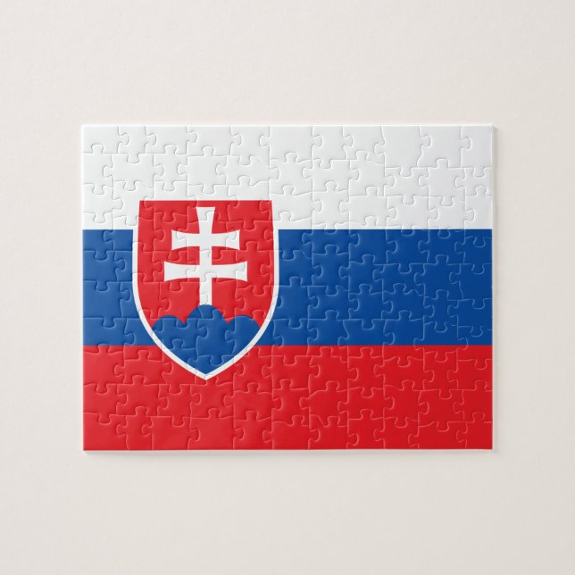 Puzzle with Flag of Slovakia (Horizontal)