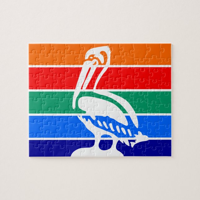Puzzle with Flag of St. Petersburg (Horizontal)
