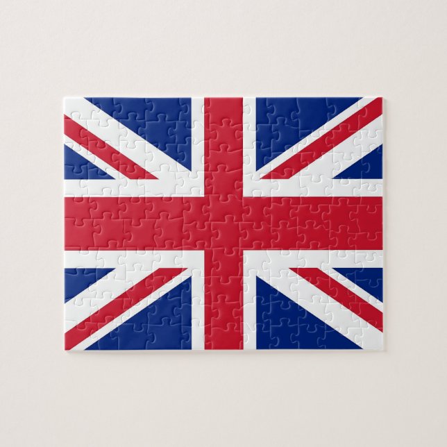 Puzzle with Flag of United Kingdom (Horizontal)