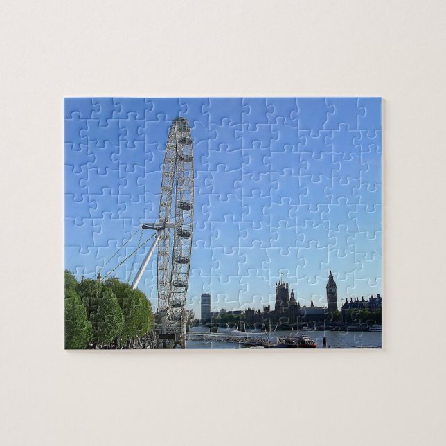 Puzzle with London Eye Ferris Wheel (Horizontal)