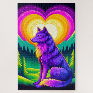 Puzzle Wolf Art