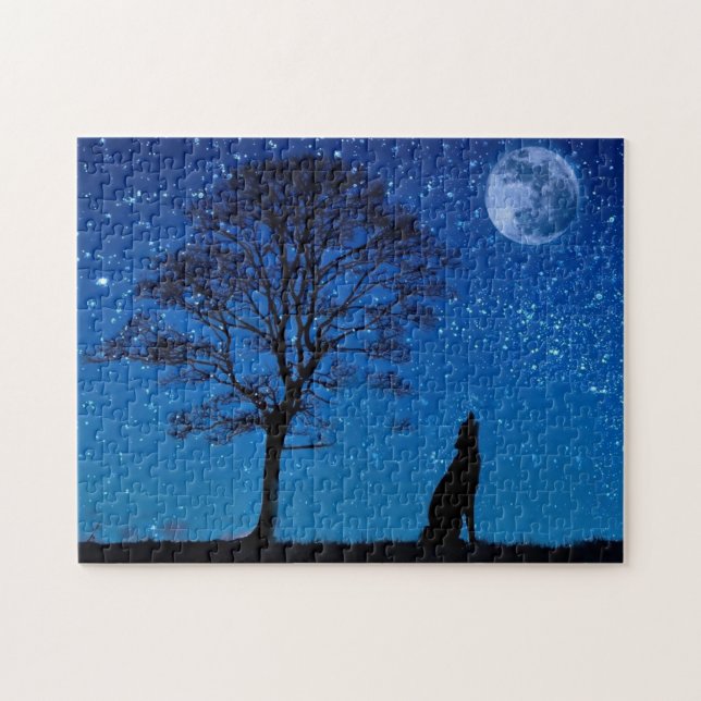 Puzzle Wolf Howling (Horizontal)