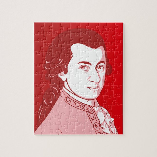 Puzzle Wolfgang Amadeus Mozart (Vertical)