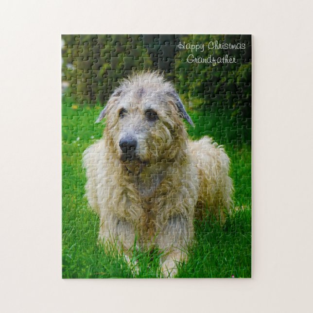 Puzzle Wolfhound irlandais. (Vertical)