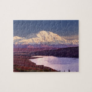 Puzzle Wonder Lake et mont Denali au lever du soleil dans