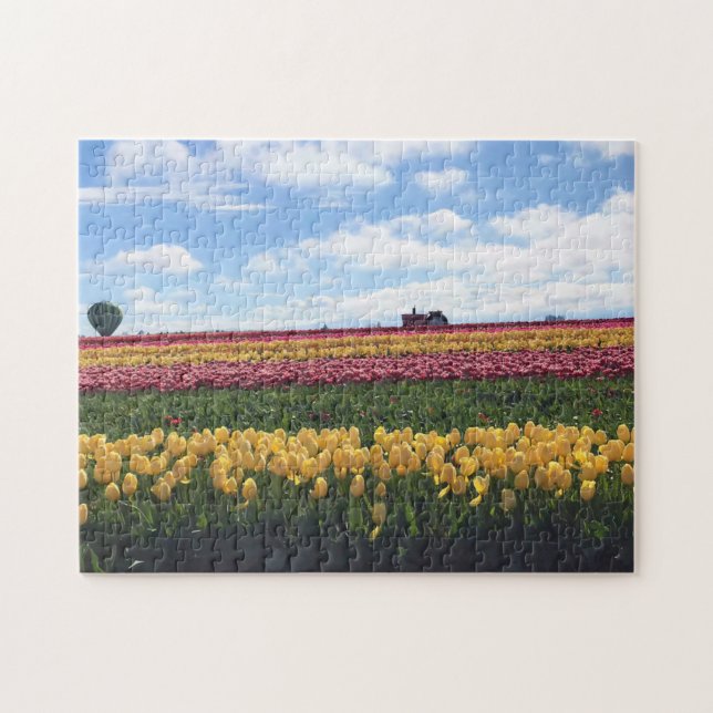 Puzzle Wooden Shoe Tulip Farm, Woodburn, Oregon (Horizontal)