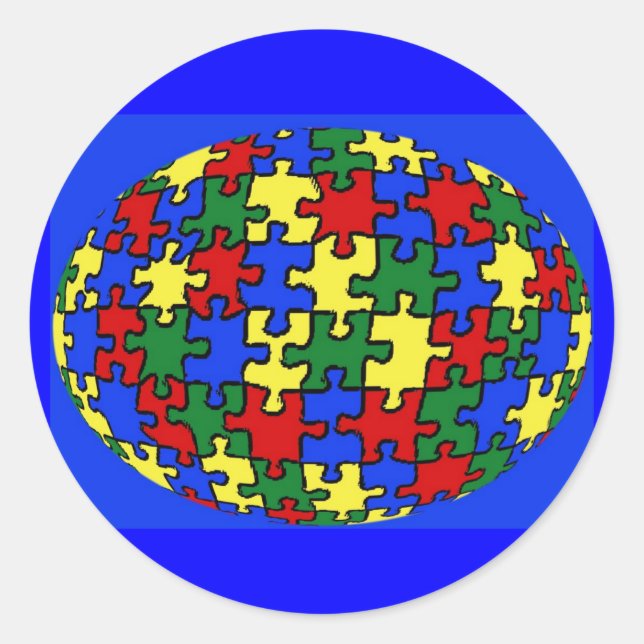 Puzzle World Sticker (Front)