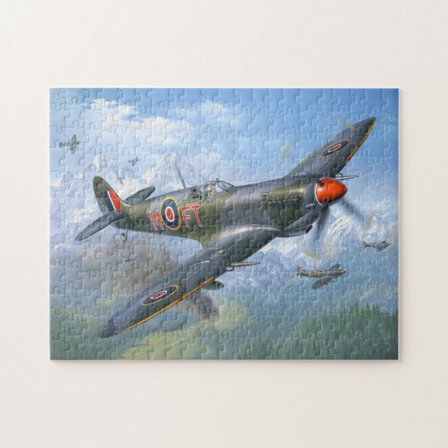 Puzzle WWII Supermarine Spitfire Aircraft Squad (Horizontal)