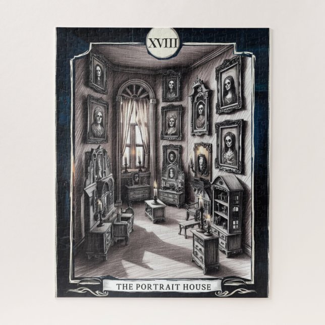 Puzzle XVIII Portrait House - Toujours À L'Écoute, Tarot (Vertical)