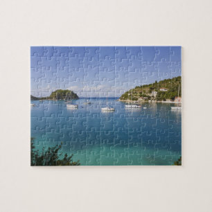 Puzzle Yachts à l'ancre, Lakka, Paxos, Grèce