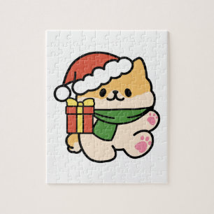 Puzzle Yappy Howlidays - Jote Christmas Dog Cartoon
