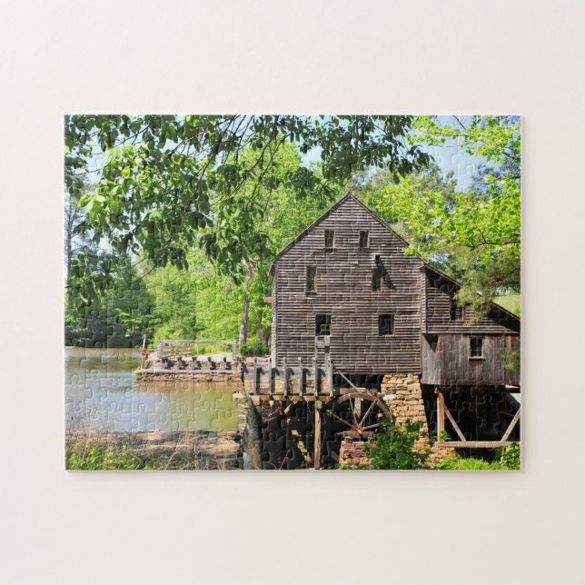 Puzzle Yates Mill à Raleigh, Caroline du Nord (Horizontal)