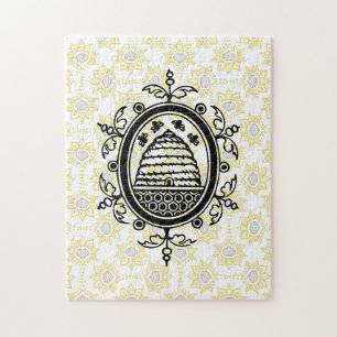 Puzzle Yellow and Black Bee Hive