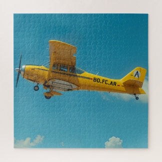 Puzzle yellow flyer high