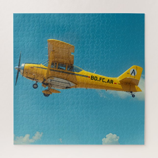 Puzzle yellow flyer high (Vertical)