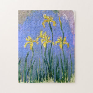 Puzzle Yellow Irises Claude Monet Fine Art