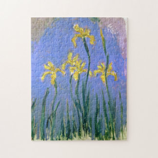 Puzzle Yellow Irises Claude Monet Fine Art