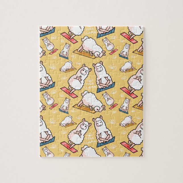 Puzzle Yoga Llama Folie (Vertical)