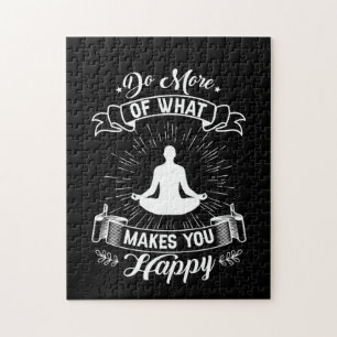 Puzzle Yoga Lover Faites Plus De Ce Qui Vous Rend Heure