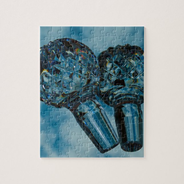 Puzzle Yonder to the Crystal Blue Skies (Vertical)