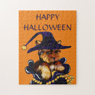 PUZZLE YORKIE POO - HALLOWEEN