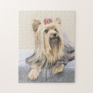 Puzzle Yorkshire Terrier Peinture - Cute Original Chien A