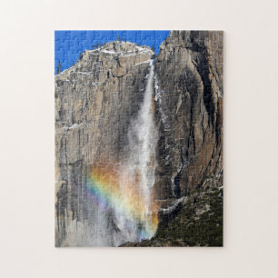 Puzzle Yosemite Falls avec l'arc-en-ciel