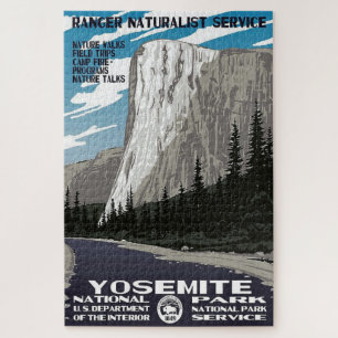 Puzzle Yosemite National Park Nature Montagnes Ji Vintage