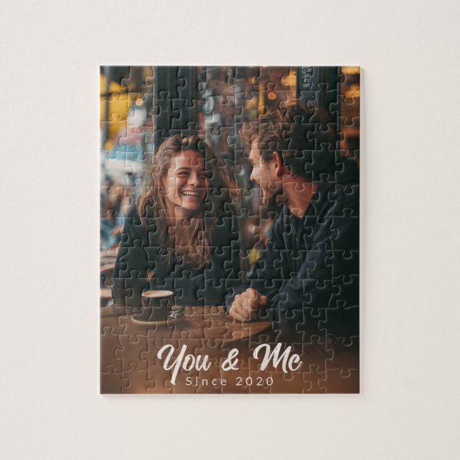 Puzzle You & Me – Personalized Photo Love (Vertical)