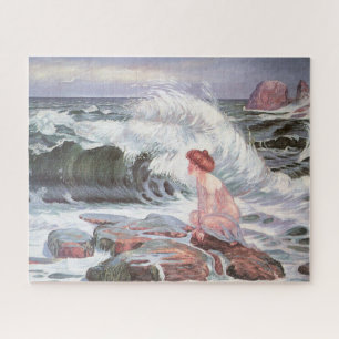 Puzzle Young Woman and the Big Wave (par Frantisek Kupka)