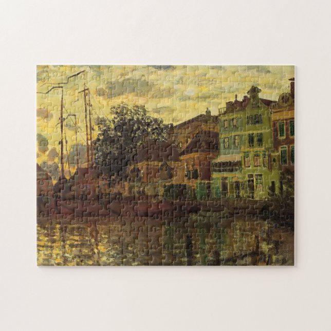 Puzzle Zaandam La Soirée Dike Monet Fine Art (Horizontal)