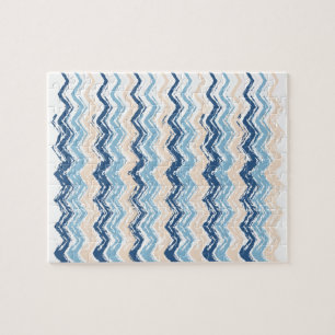 Puzzle Zigzag de griffonnage de bord de la mer