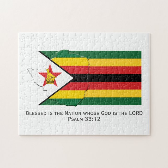 Puzzle ZIMBABWE | Blessed Nation | DRAG ZIMBABWEAN (Horizontal)