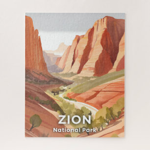 Puzzle Zion National Park   Voyage Aquarelle Vallée