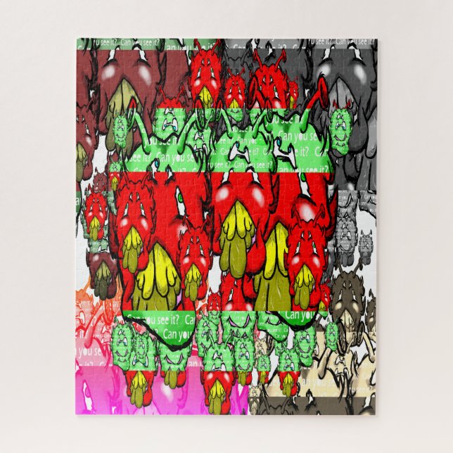 Puzzle Zippy Trippy Alien Dazs Green-Tooth (Vertical)