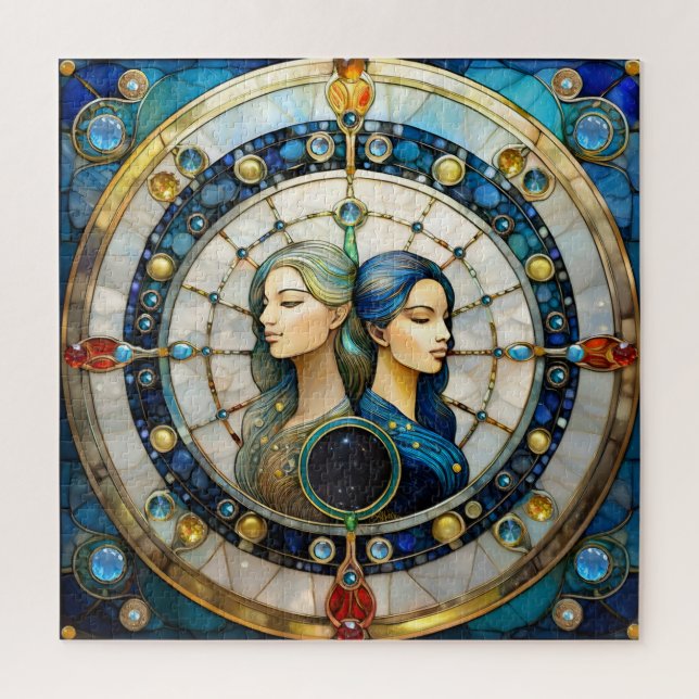 Puzzle Zodiac - Gemini Les Jumeaux (Vertical)