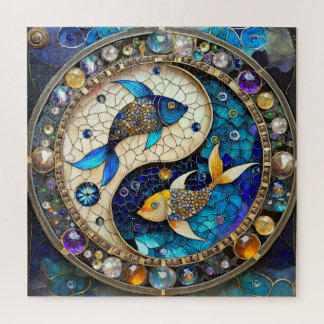 Puzzle Zodiac - Poissons de poisson Yin et Yang