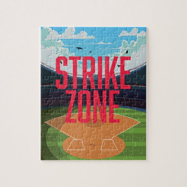 Puzzle Zone de frappe de baseball (Vertical)