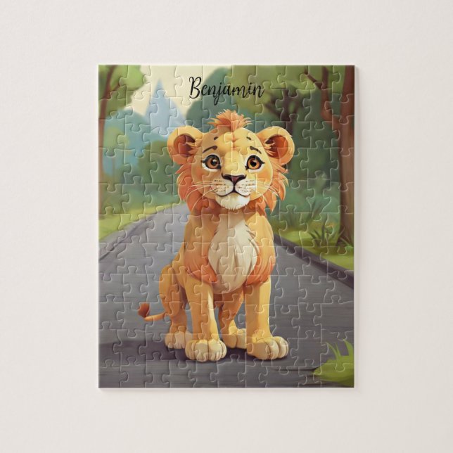 Puzzle Zoo Safari Petit Lion Enfant (Vertical)