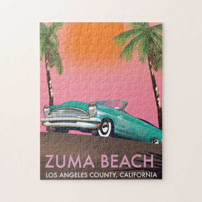 Puzzle Zuma Beach Los Angeles County Californie (Vertical)