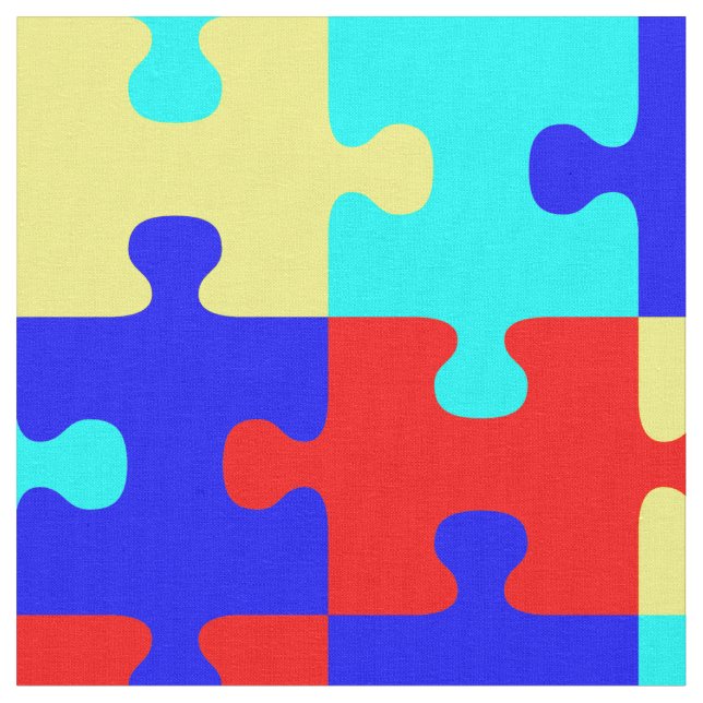 Puzzled Fabric (Close Up)