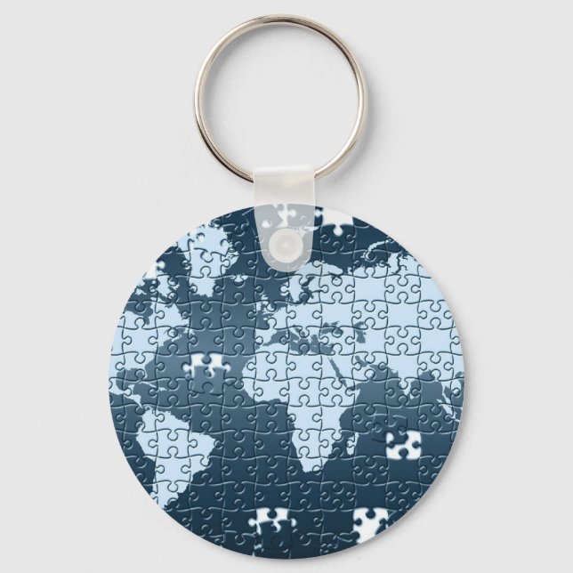 Puzzled! Keychain (Front)