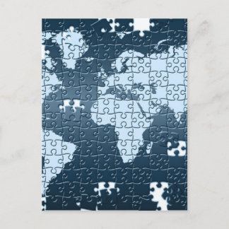 Puzzled! Postcard