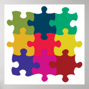 Puzzled Poster