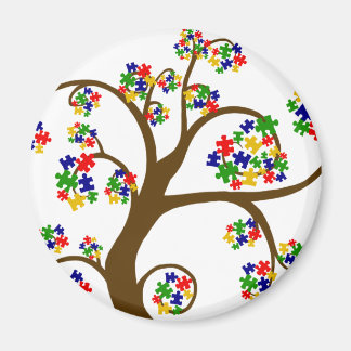Puzzled Tree of Life Magnet