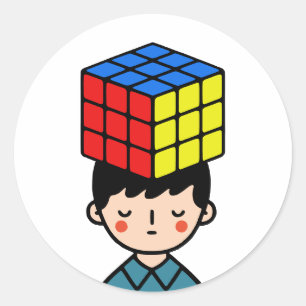 Puzzler Classic Round Sticker