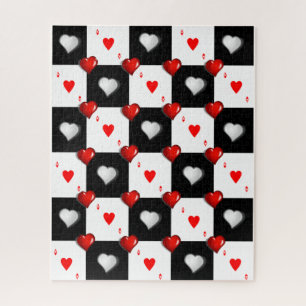 Puzzles Ace Hearts, Jouer Cartes Coeurs rouges