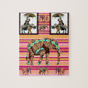Puzzles African Elephants