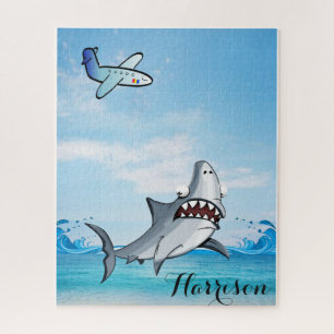 Puzzles Airplane Ocean Shark